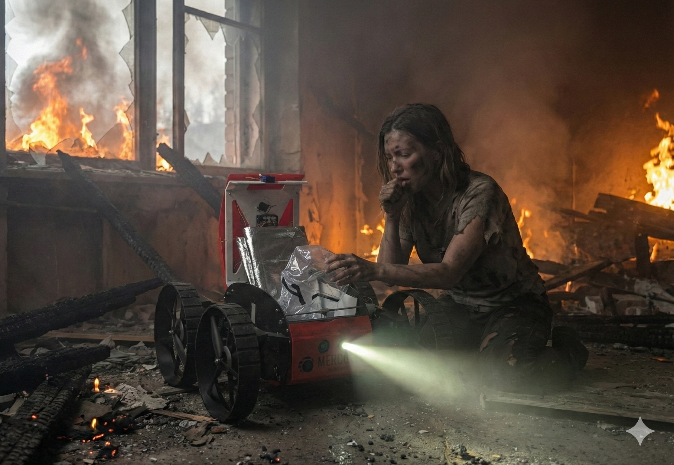 Firefighting indoor search and rescue use case