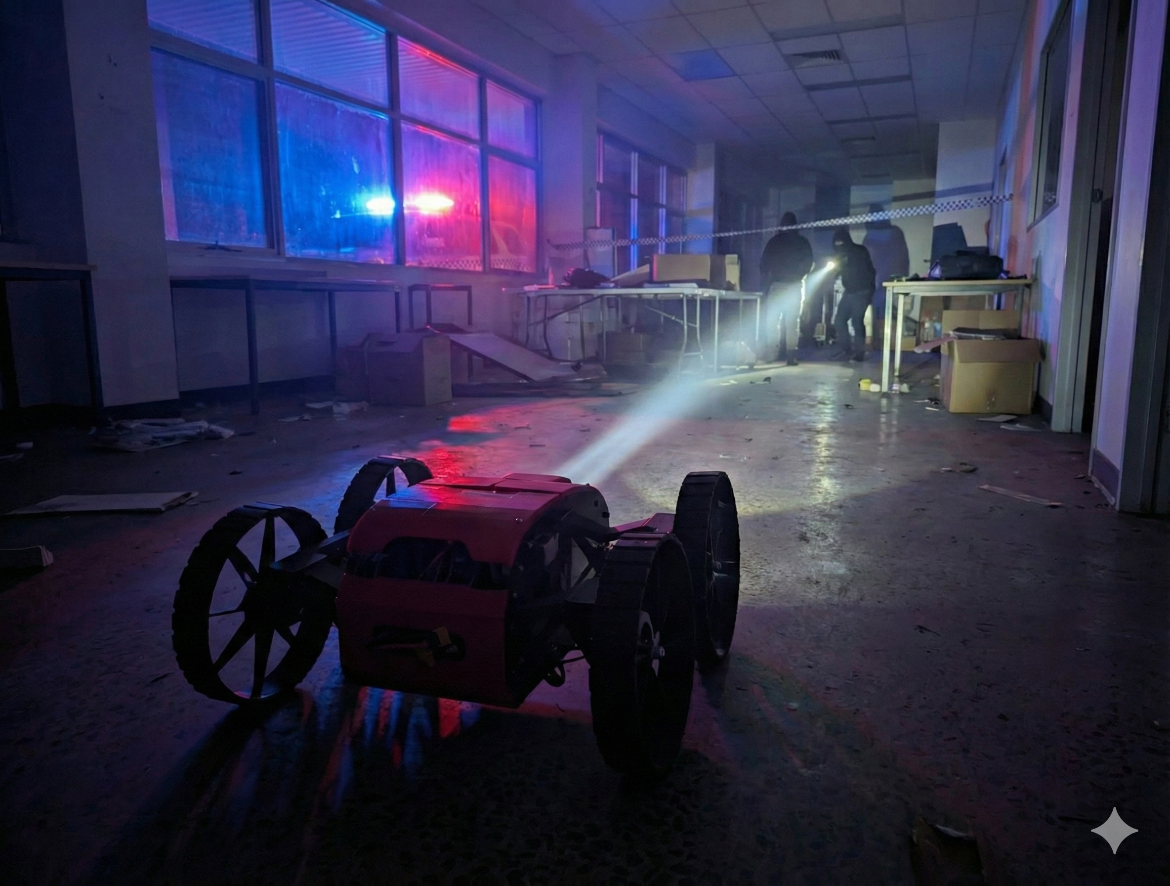 Indoor tactical SWAT drone use case
