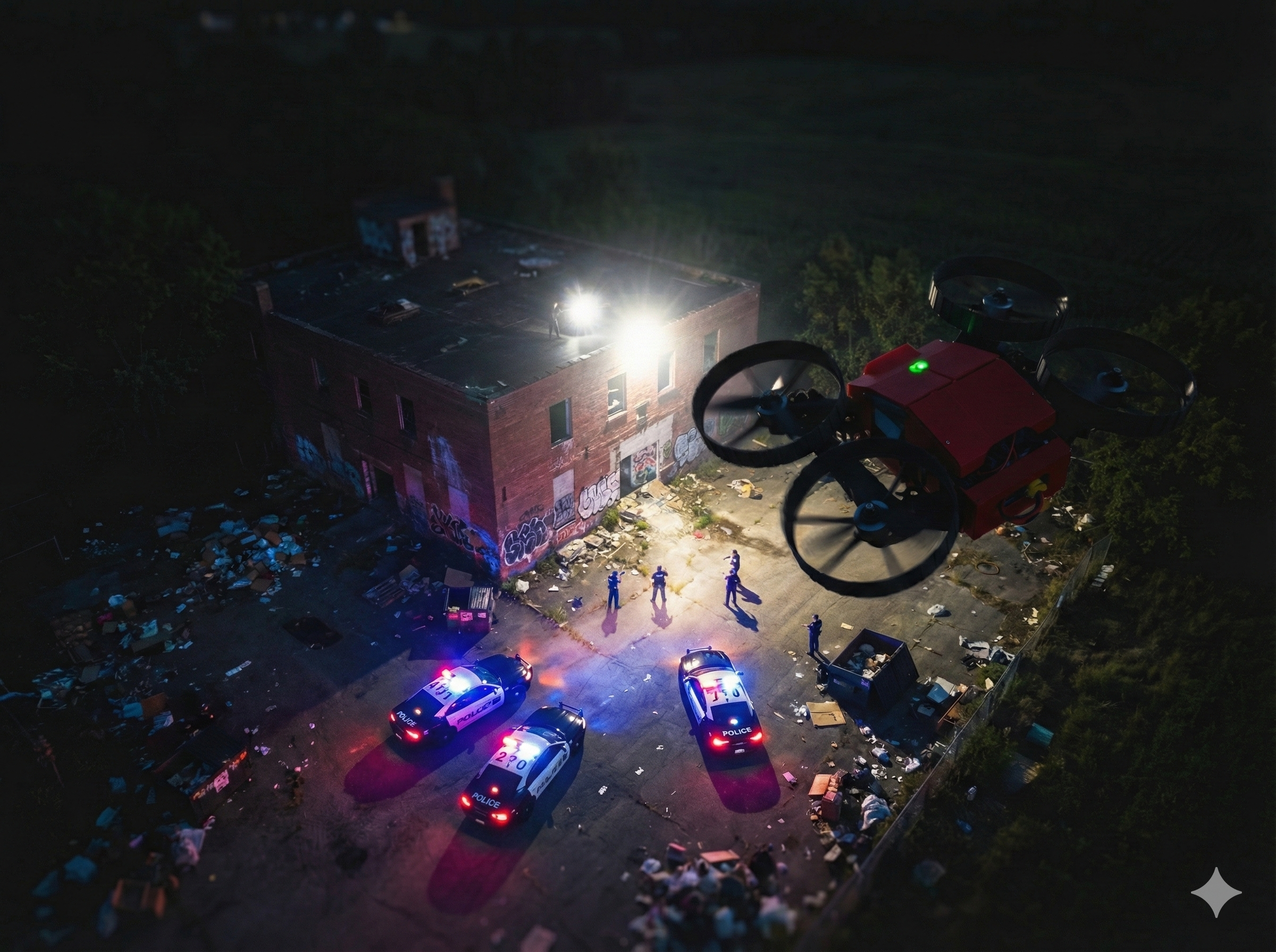 Outdoor police tool use case
